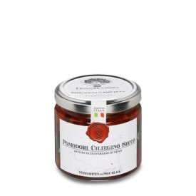 Pomodori Ciliegino Secco Conserva di verdure sottolio Frantoi Cutrera Sicilia 195 GR