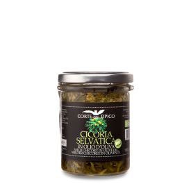 Cicoria Selvatica In Olio Evo Conserva di verdure sottolio Agraria Riva Del Garda Trentino Alto Adige 180 GR