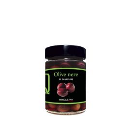 Olive Nere Di Gaeta Conserva di olive nere in salamoia Quattrociocchi Lazio 350 GR