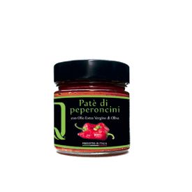 Pate' Di Peperoncini Crema spalmabile di verdure Quattrociocchi Lazio 190 GR