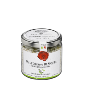 Sale Al Timo Sale Marino Di Sicilia Aromatizzato Frantoi Cutrera Sicilia 200 GR
