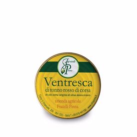 Ventresca di tonno rosso di corsa in olio extravergine di oliva denocciolato dei Fratelli Pinna